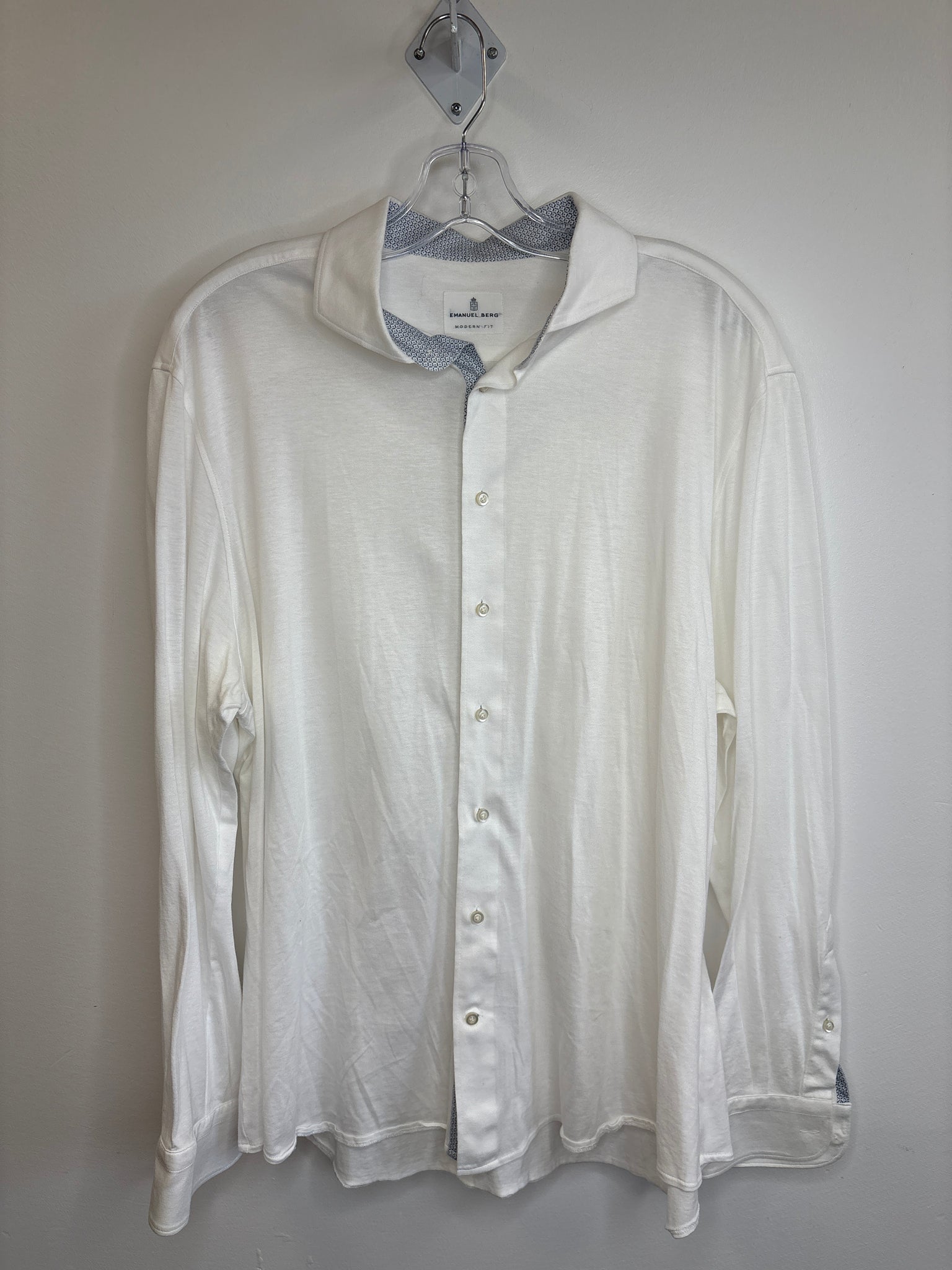 Emanuel Berg Modern Fit Long Sleeve Shirt (XL)