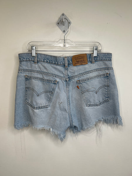 Vintage Levi's 634 Short Cut Off Denim Shorts (36X30)