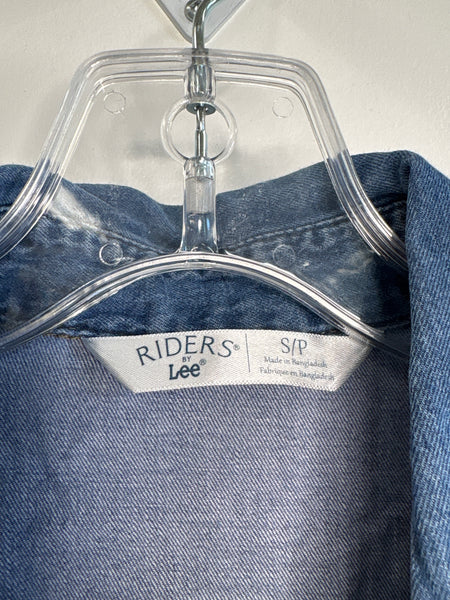 Lee Riders Denim Short Sleeve Button-Up Shirt (S)