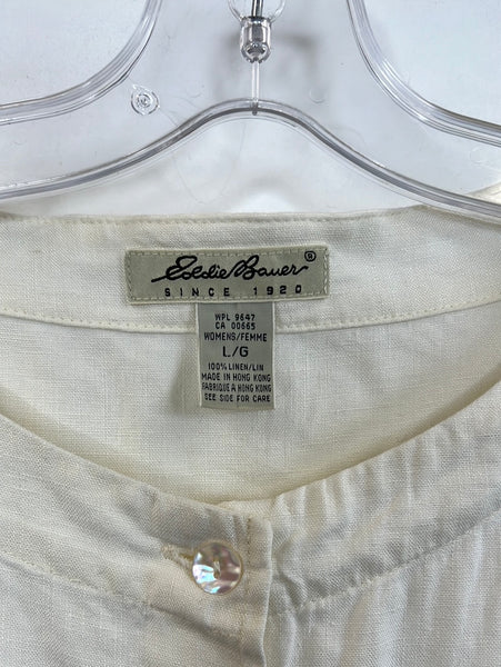 Vintage Eddie Bauer Long Sleeves Button Up Shirt (L)