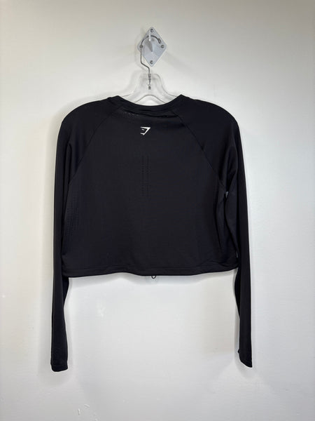 Gymshark Cropped Long Sleeve Top (M)