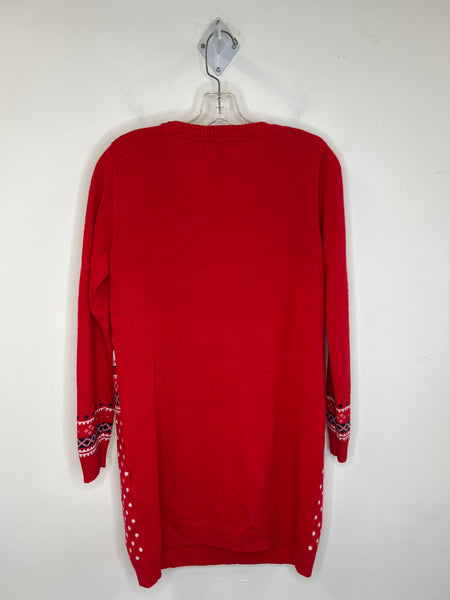 Esmara Red "Merry Christmas" Christmas Sweater Dress (S)