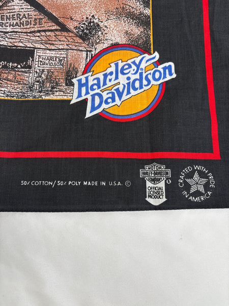 Vintage Harley Davidson Motorcycles Eagle American Flag Bandana