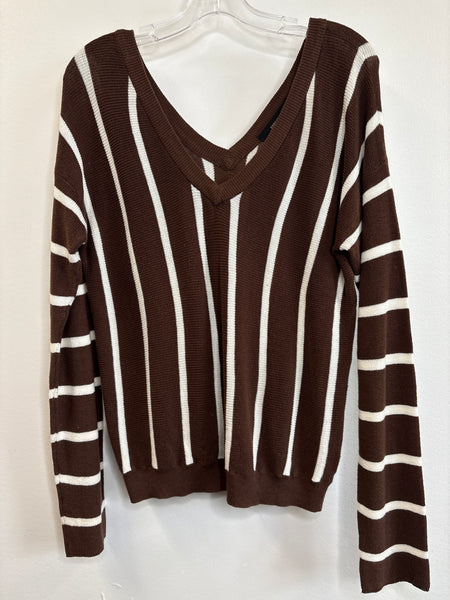 Forever21 Long Sleeve V-neck Knit Sweater (M)