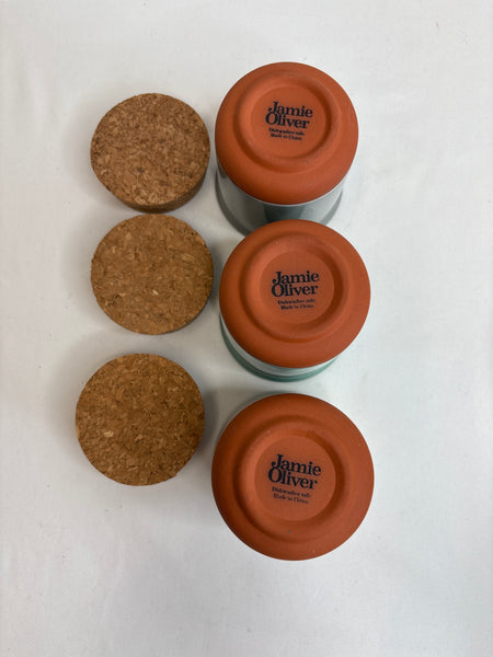 Jamie Oliver set Of 3 Spice Jars
