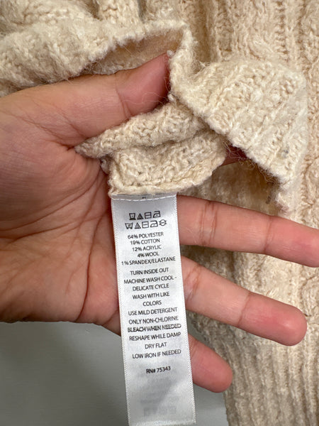 London Kaye Cable Knit Sweater (S)