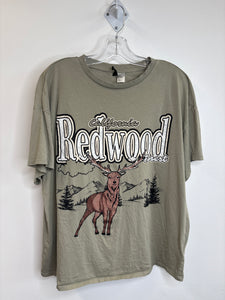 California Redwood Forest Oversized Cotton Tee (M)
