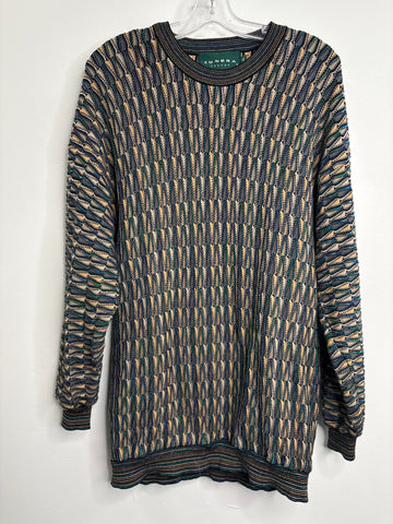 Vintage Tundra Coogi-Style Pullover Knit Sweater (XL)