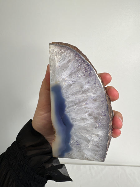 Blue Lace Agate Crystal Decor