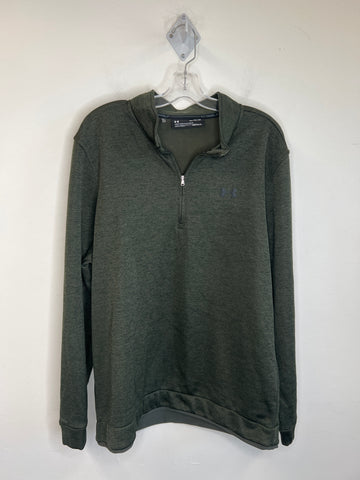 Under Armour Golf Forest Green Half-Zip Sweatshirt (XL)