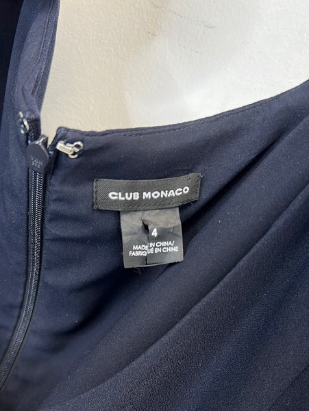 Club Monaco Ellizah Self-Tie Cold-Shoulder Jumpsuit Pants (4)