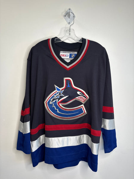 Vintage CCM NHL Vancouver Canucks Hockey Jersey (L)