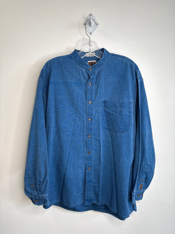 Vintage Blue Rodeo Brand Cotton Denim Long-Sleeve Top (L)