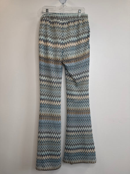 Joe B Lacey Crochet Flared Pants (M)