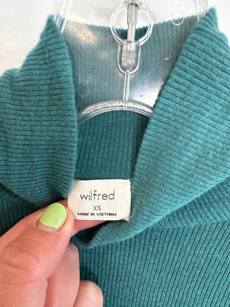 Aritzia Wilfred Free Long-Sleeve Cropped Top (XS)