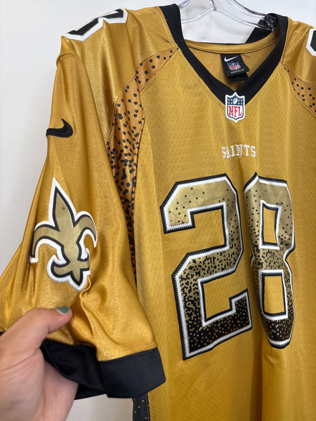 NFL Nike New Orleans Saints #28 Adrian Peterson Football Jersey (48)