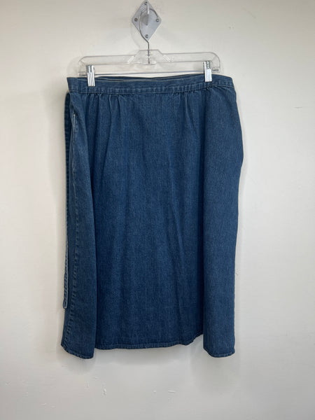 Imagine Me A-line Denim Wrap Skirt (EU 44)