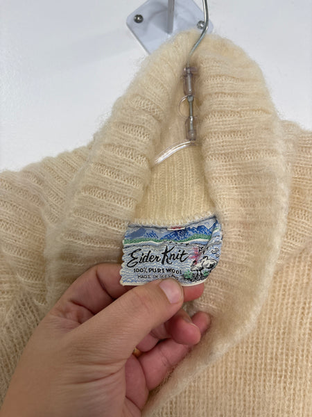 Vintage Eiderknit PureWool Turtleneck Long Sweater (44)