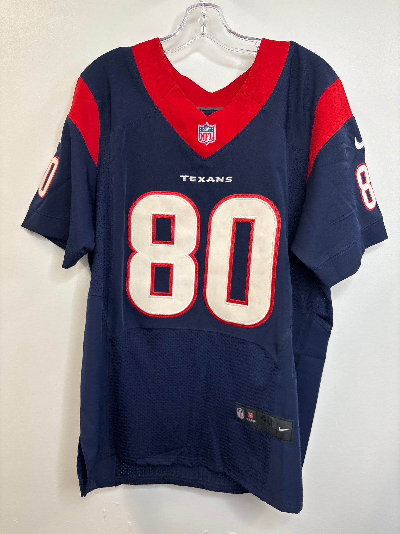 NFL Nike Houston Texans #80 Andre Johnson Football Jersey (40)