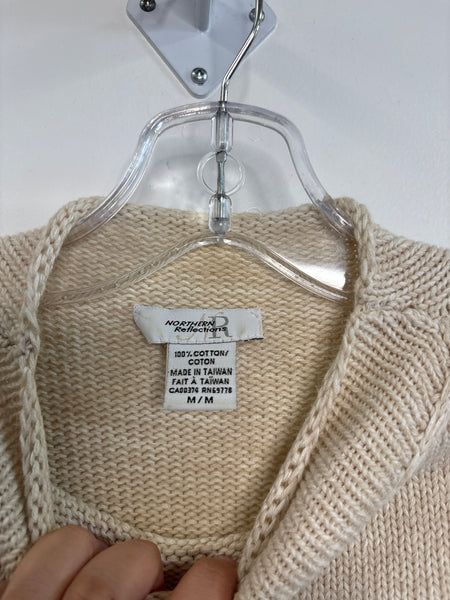 Vintage Northern Reactions Cotton Knit Sweater Vest (M)