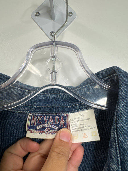 Vintage Nevada Denim Button-Up Long-Sleeve Shirt (18)