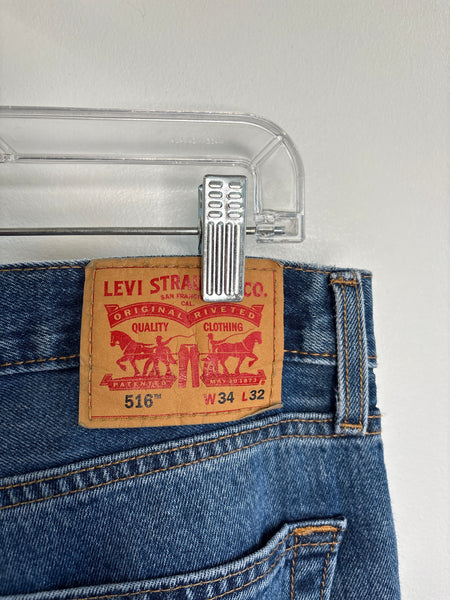 Levi’s Slim Fit Straight Leg Mom Denim Jeans (34/32)