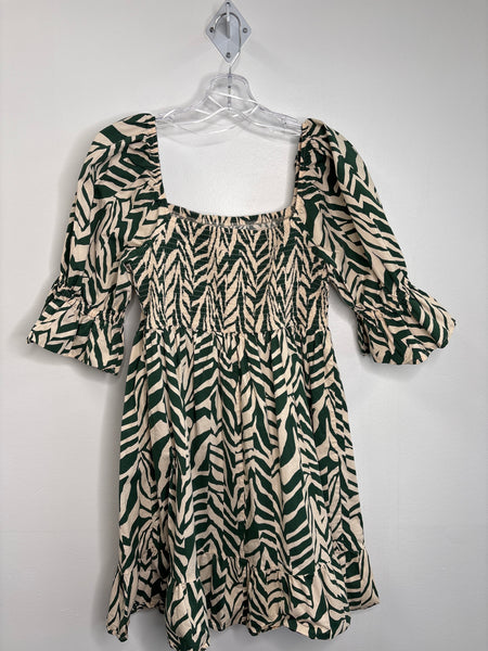 Printed Mini Dress