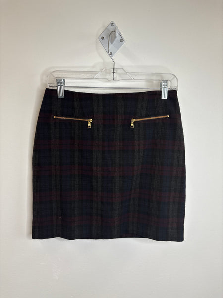 Dynamite Plaid Mini Skirt (S)