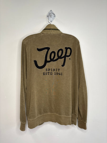 Jeep Spirit Y2K 1941 Zip-Up Sweatshirt (L)