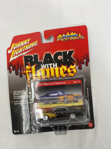 Johnny Lightning Black with Flames ‘71 Mercury Cyclone