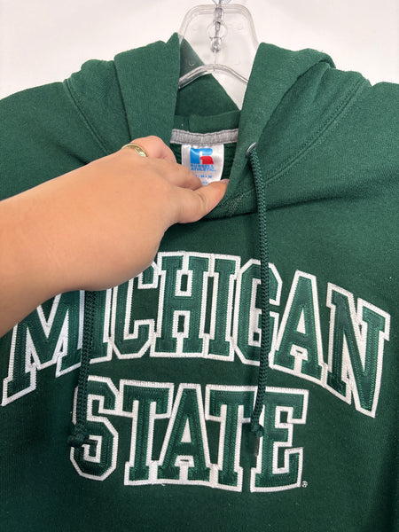 Russell Athletic Michigan State Embroidered Hoodie (M)