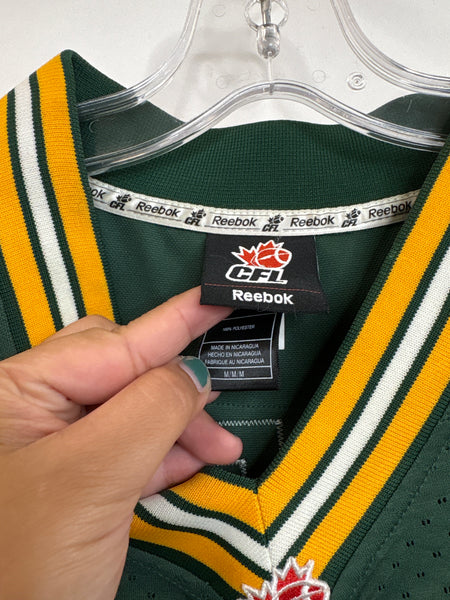 Vintage CFL Reebok Edmonton Eskimos #97 Mondo Steele Football Jersey (M)