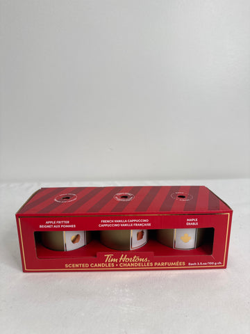 NEW SET OF 3 Tim Hortons Scented Candles