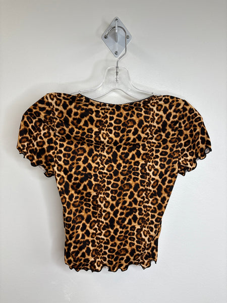 NWT Antistar Leopard Print Cropped Top (S)