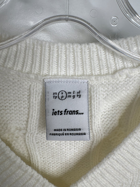 Iets Frans Cable Knit Sweater Vest (S)