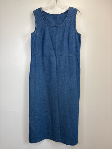 Sleeveless Maxi Denim Dress