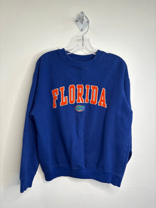 University of Florida Embroidered Varsity Crewneck