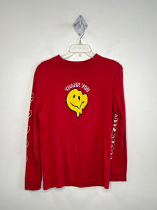 Urban Heritage Smiley Thank You Long Sleeve Top (S)