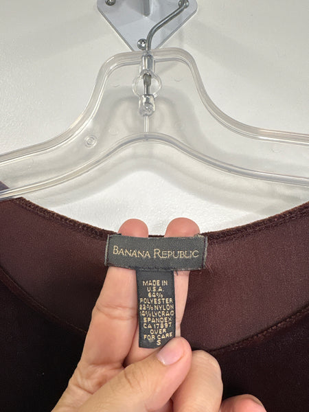 Banana Republic Velvet Mini Dress (S)
