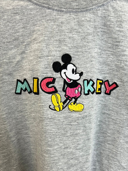 Disney Mickey Mouse Embroidered Graphic Tee (M)