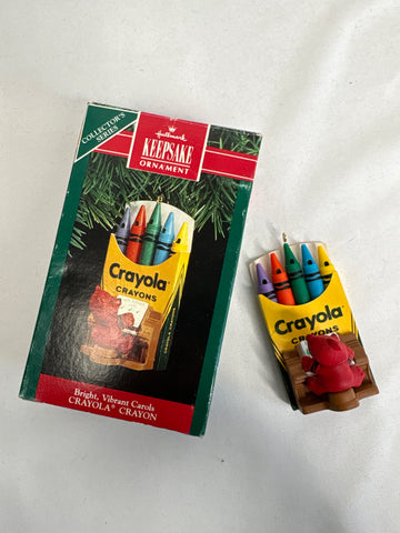 Vintage Hallmark Keepsake 1991 Crayola Ornament
