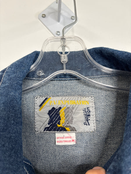 NWT Vintage P.V Exploration Zip-Up Denim Jacket (M)