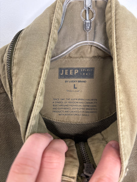 Jeep Spirit Y2K 1941 Zip-Up Sweatshirt (L)