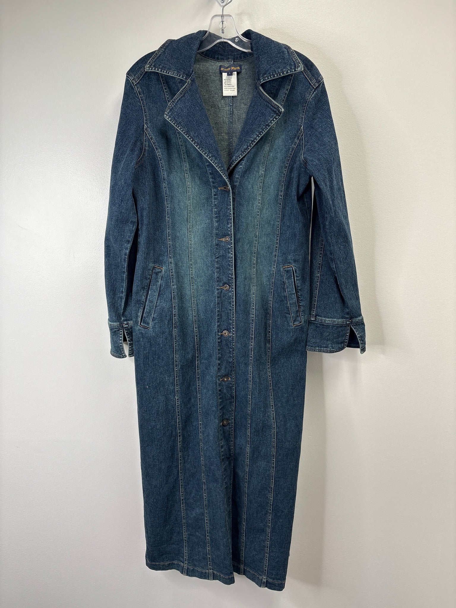 Vintage Armour Jeans Cotton Stretch Denim Coat (L)