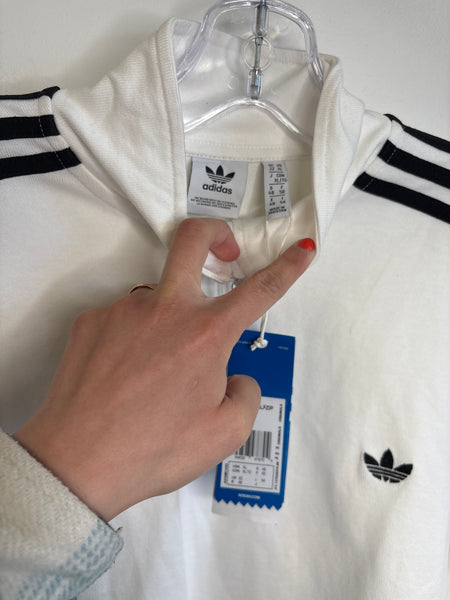 NWT Adidas Cropped Half-Zip Sweatshirt (XL)