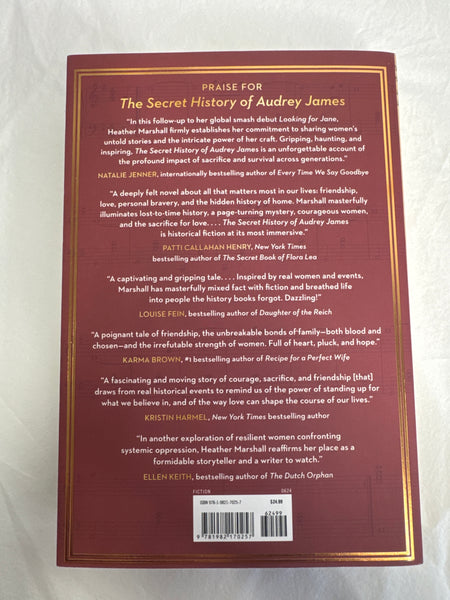 The Secret History Of Audrey James - Heather Marshall
