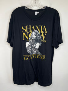 Shania Twain "Life's About To Get Good" Saskatoon Tour Graphic T-shirt (XL)