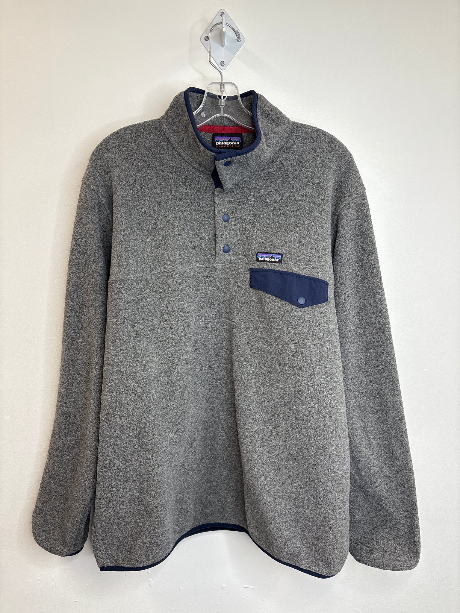Patagonia Synchilla Pullover Quarter-Button Up Sweater (XL)