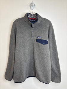 Patagonia Synchilla Pullover Quarter-Button Up Sweater (XL)