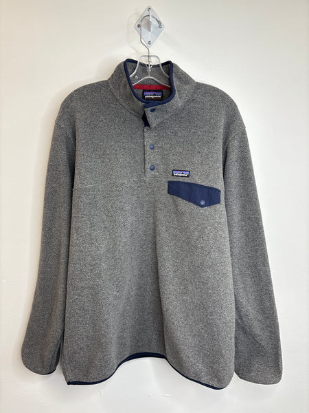 Patagonia Synchilla Pullover Quarter-Button Up Sweater (XL)